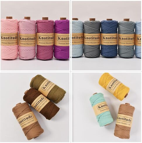 CT-KN-3MM Polycotton 3mm x 97Yards (90M) Macrame Braid Cord Crafts for Decorations Pet Toys Weaving / 33-Pastel Pink in Saudi Arabia