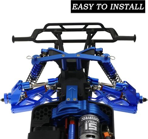 ترقيات جزء ل 1/10 Arrma Vorteks/Granite/Senton 4x4 3S BLX & MEGA 550 ، عمود محرك خلفي أمامي ، ذراع التعليق الخلفي الأمامي وكتل التوجيه كتل Caster Caster CANCER in Kuwait