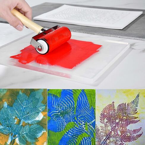 Reusable Gel Printing Plate - 5" X 7" Gel Plate with Press Rubber，No Aging and Bubbling Gel Printing Plate, Printmaking for Card Making, Arts and Crafts, Scrapbooking and Journaling in Saudi Arabia