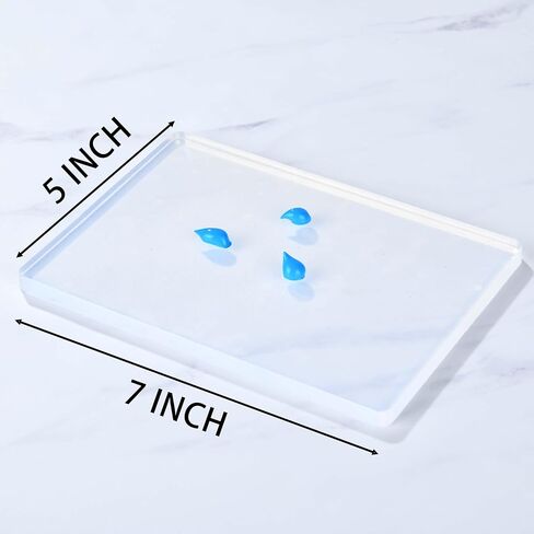 Reusable Gel Printing Plate - 5" X 7" Gel Plate with Press Rubber，No Aging and Bubbling Gel Printing Plate, Printmaking for Card Making, Arts and Crafts, Scrapbooking and Journaling in Saudi Arabia
