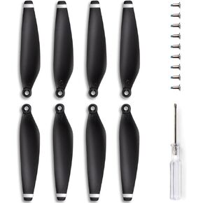 Ruko U11MINI Original Replacement Propellers, Blades for U11MINI, Durable Material Easy to Install, Spare Parts Replacement, Provide Safe Flight, 4 Pieces (Black)