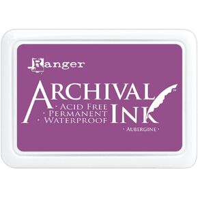 Ranger Archival Aubergine Ink pad, One Size, Purple
