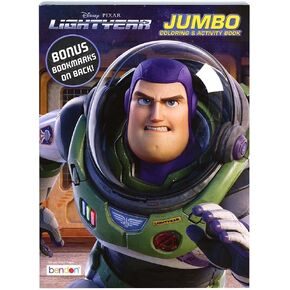Bendon Disney Pixar Lightyear Jumbo 80pgs Coloring and Activity Book