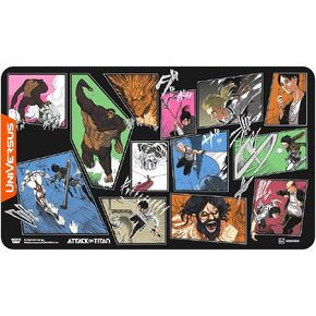 UniVersus: Attack on Titan: Origins of Power - The Second Act Playmat - 24 x 14 Neoprene Mat, Tabletop Card Game Accessory, UVS Games, Licensed