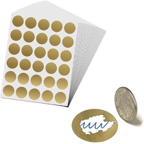 600 Pieces - 1" Scratch Off Stickers Labels - Round/Circle, Silver