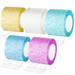 Hydren 5 PCS Nano Tape Multicolor Nano Tape Bubble Kit No Heating مطلوب 49.2ftx1.97in شريط نانو مرن للمبتدئين والفتيان Girl