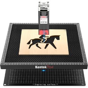 Honeycomb Work Table Desk Protector, Honeycomb Bed 330 x 330 mm Working Area, Honeycomb Panel with Metal Tray, for All Laser Engravers and Laser Cutters, CNC Cutters, Laser Engraving Machine