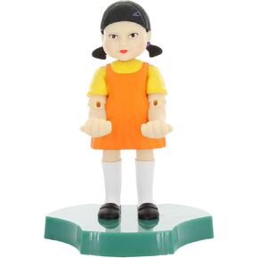 ألعاب رائعة: Holdems: Squid Games: Young -Hee Girl - حامل الأذن والهاتف ، شباب الكابلات ، 4.5 بوصة قابلة للتحصيل مع تطور وسلسلة مرخصة