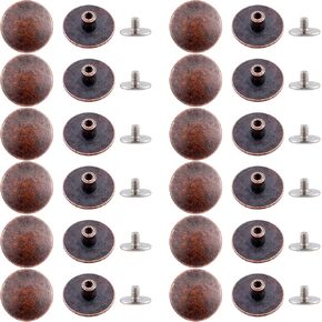 SmallCat 12 Sets Replacement Rivets for Clogs, Metal Shoes Replacement Parts, Classic Buttons Repair Kits for Potato Shoes, Footbed Clogs Shoes Men Women