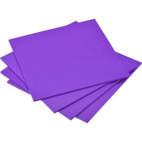 uxcell Purple EVA Foam Sheets 10 x 10 Inch 5mm Thickness for Crafts DIY Projects, 4 Pcs