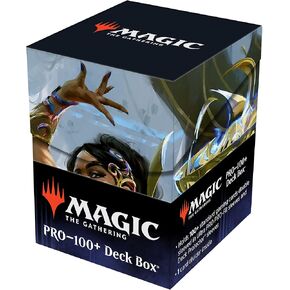 Ultra Pro - Magic: The Gathering The Brothers War 100+ Card Deck Box Card Protector - ft. Saheeli, Filigree Master, Protect & Store Gaming Cards, Collectible Cards, Trading Cards, Great for MTG Cards