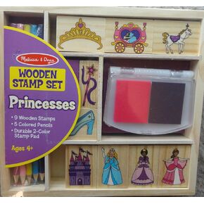 Wooden Princess Stamp Set Melissa & Doug Other English