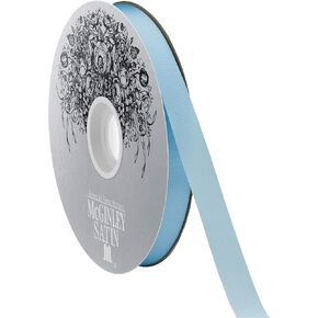 McGinley Mills 9/16 "W acetate Satin Ribbon ، Blue ، 100 yard spool