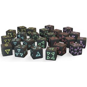 The Witcher Old World Board Game DICE Pack - Enhance Gameplay with 25 Custom Dice in 5 Unique Colors! Fantasy Strategy Game for Adults, Ages 14+, 1-5 Players, 90-150 Min Playtime, Made by Go On Board