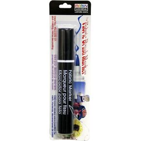 Uchida Fabric Brush Marker-Black -722C-1
