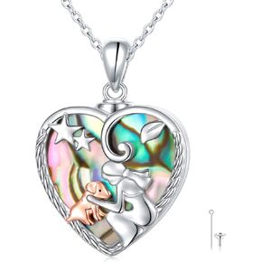 S925 Sterling Silver Dog Dur Necklace for Pet Ashes for Women Pet Fur Fur Jtersiake التذكارية التذكارية هدايا المجوهرات القلادة لخسارة النساء جرو