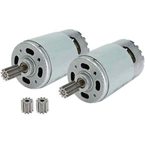 2 Pcs Universal 550 35000RPM High Speed Electric Motor RS550 12V Motor Drive Engine Accessory for RC Car Children Ride on Toys Replacement Parts