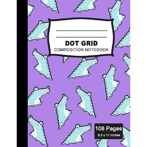 دفتر Notebosition تكوين شبكة DOT: جميل وكبير (8.5 × 11 بوصة) - 100+ صفحات منتشرة محمول منتشرة أسود - مجلة للمدرسة والكلية ... دفتر ملاحظات (Office & School Essentials)