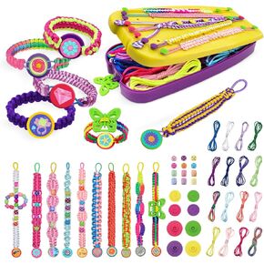 civan Friendship Bracelet Making Kit, Crafts for Kid Girls Toys Ages 8-13, String Bracelet Maker Tool with Beads, Kids Jewelry-Making Kit Christmas Birthday Gift for Girls 6 7 8 9 10 11 12 13