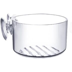 Transparent Aquatic Plant Cup Basin with Suction Cup Acrylic Aquatic Plant Basin,Aquatic Plant Cup,Fish Tank Aquarium Decoration Aquarium Décor Plastic Plants