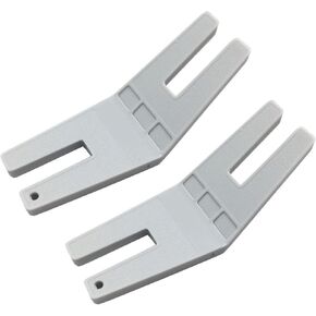 2Pcs Hump Jumper Sewing Tool Bulky Seam Jumper Seam Foot Button Spacer Flush Plate Presser Foot for Chunky Denim Easy Sew Gadgets Tools Standard Guide Suitable for Most Sewing Machines