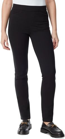 Gloria Vanderbilt Women's Pull on Trouser 4 Pocket Mid Rise Straight Leg Pant Standard in Saudi Arabia