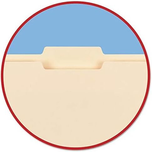 Smead 10338 One-Ply File Folders, 1/3 Cut Top Tab, Letter, Manila, 100/box in Saudi Arabia