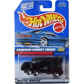 Hot Wheels OshKosh Cement Truck, Black/red #1011