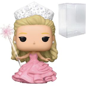 POP Movies: Wicked - Glinda in Bubble Gown Funko Vinyl Figure (Bundled with Compatible Box Protector Case), Multicolor, 3.75 inches