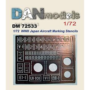 Dan Models 72533-1/72 WWII Japan Aircraft Marking Stencils