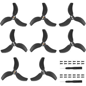 8 pcs Avata 2 Propellers 3032S Blades Props Replacement Low Noise Wings for DJI Avata 2 Drone Accessories（Black）