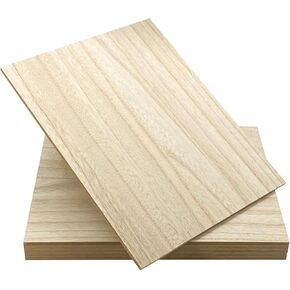 6 Pack MDF Wood Boards 11"x14"-1/4th inch Thick Wooden Planks, Double Sided Veneered MDF Sheet for Homemade DIY Crafts