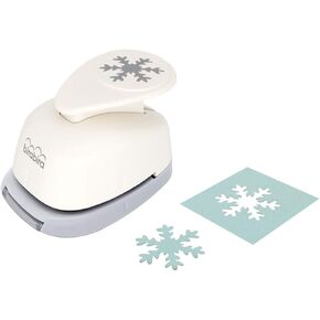 Bira Craft 1 inch Snowflake Lever Action Craft Punch, Christmas Punch, for Paper Crafting Scrapbooking