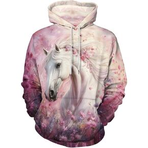 Unisex 3D Digital Print Sweatshirts Hooded Top Galaxy Pattern Pullover Hoodie