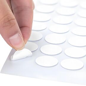 300-Pack Double-Sided Adhesive Dots for Acoustic Foam Panels, Sound Insulation Installation，25mm Diameter, 1mm Thick Durable and Reusable Mounting Tape