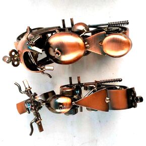 Motorcycle Decor 2 Pack, Copper Color (M125A,M7A)