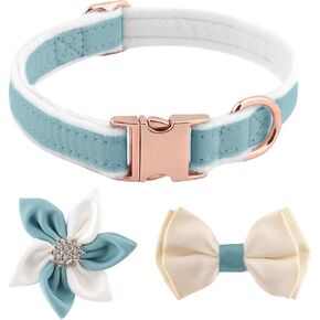 Dog Collar,Dog Collars for Medium Dogs,Soft &Comfy Bowtie Dog Collar,Detachable and Adjustable Bow Tie Collar for Medium Dogs