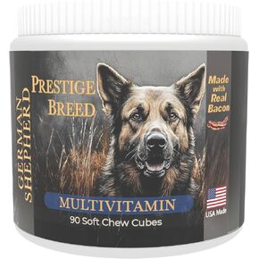 Multivitamins, Balanced Nutrition for Your French Bulldog, 90 Count, Made in The USA with Real Bacon