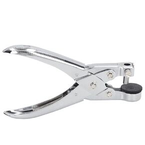 Single Hole Puncher Classic Office Paper Punch Handheld Circle Shaped Hole Puncher High Hardness One Hole Punch for Plastic Bag Box