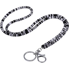Beaded Lanyard Heisi Bead Lanyard Teacher Lanyards for ID Badges and Keys Breakaway Gift for Women Nurse Teacher