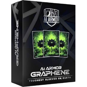 Graphene Series (Forest Black Lotus) - 105ct Textured Matte TCG/MTG Art Sleeves