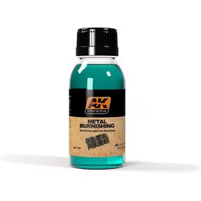 Metal Burnishing Fluid 100ml Bottle AK Interactive