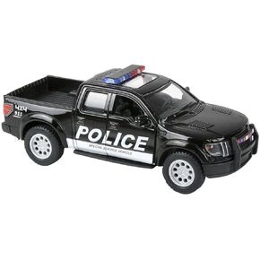 KiNSMART 2013 Ford F-150 SVT Raptor Supercrew Police Rescue Edition 1:46 Scale 5inch Die Cast Metal Model Toy Trucks
