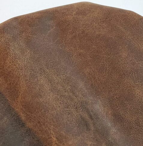 Nat Leathers Brown Weathered 24 Inch × 54 بوصة نبات نباتي من الجلد الصفيحة الاصطناعية الاصطناعية 0.9 ملم ناعم ناعم ناعم المفروشات 9 قدم مربع. (24 "× 54" -2/3 من الفناء) (براون محزن) in Kuwait