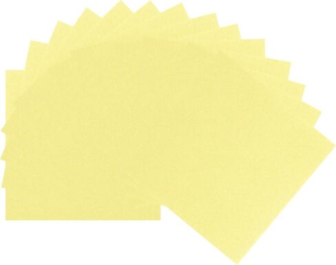 DMiotech 100 Sheets 2x2 Inch Origami Paper, Light Yellow Square Origami Paper Easy Fold Double Sided Paper for DIY Arts and Crafts in Kuwait