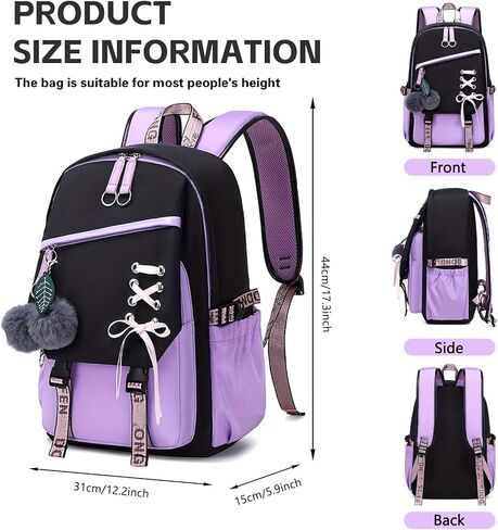 boy backpack.bookbag for middle school bags travel back pack.Anime Luminous Backpack Waterproof.Cool Backpacks15.6 in Large capacity Laptopeight Backpack.with USBCharging Port.Security Lock in Saudi Arabia