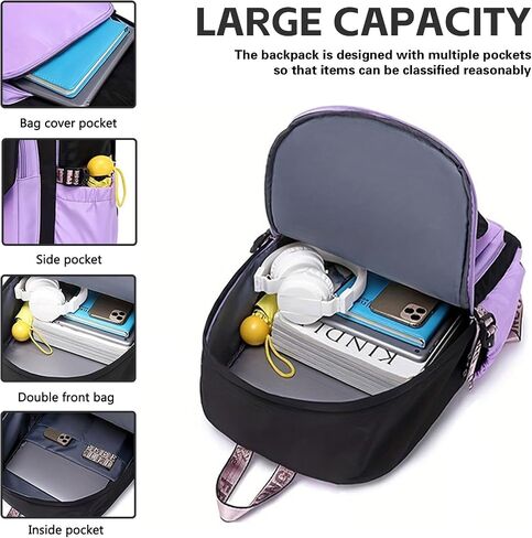boy backpack.bookbag for middle school bags travel back pack.Anime Luminous Backpack Waterproof.Cool Backpacks15.6 in Large capacity Laptopeight Backpack.with USBCharging Port.Security Lock in Saudi Arabia