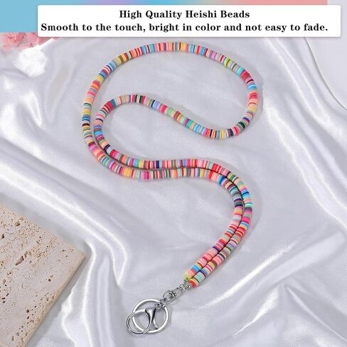 Beaded Lanyard Heisi Bead Lanyard Teacher Lanyards for ID Badges and Keys Breakaway Gift for Women Nurse Teacher in Saudi Arabia