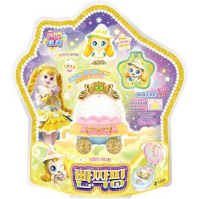 Catch Teenieping S5 Twinkleping Figure - Shooting Star Series Play Figure with Star Cube & Acrylic Star Medal, Inspired by Korean Animation 빤짝핑