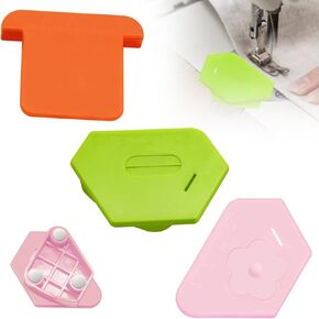 3Pcs Three Style Pattern Sewing Machine Magnetic Seam Guide Seam Guide with Scale, Strong Magnetic Seam Guide for Sewing Machine, General Magnetic Sewing Guide Tool, Sewing Accessories Supplies